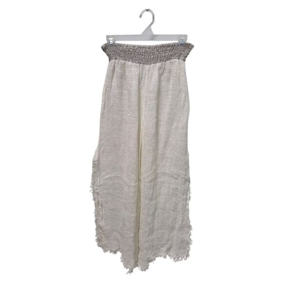 Casa Mastro Positano Small Linen Tank Large (Run Small) Linen Split Leg Pants - Picture 9 of 11